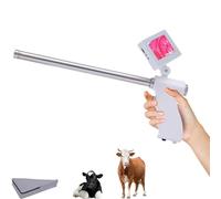 Artificial Insemination AI Gun Cow Visual Video Breeding Device Veterinary Tube Needle Gun Cow Veterinary Breeding Kit, Veterinary Breeding Kit for Farm & Ranch (1psc)