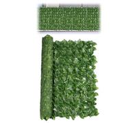 Artificial Ivy Hedge Roll - Privacy Protection Faux Garden Fence Screening | 0.5x2m Green Leaf Trellis Panel | Indoor Outdoor Balcony Wall Landscaping Decor, Natural-Looking No Watering