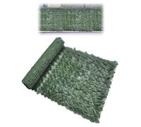 Artificial Ivy Hedge Roll - Privacy Protection Faux Garden Fence Screening | 0.5x2m Green Leaf Trellis Panel | Indoor Outdoor Balcony Wall Landscaping Decor, Natural-Looking No Watering