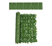 Artificial Leaf Screening - Trellis Rattan Roll With Faux Leaves | Green Artificial Hedges Panels | Garden Privacy Screens Decorative Fences For Home Balcony Yard Garden (0,5 x 2 m/19,6 x 78,7 in)