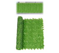 Artificial Leaf Screening - Trellis Rattan Roll With Faux Leaves | Green Artificial Hedges Panels | Garden Privacy Screens Decorative Fences For Home Balcony Yard Garden (0,5 x 2 m/19,6 x 78,7 in)