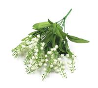 Artificial Lily Of The Valley Bouquet - White Fake Flowers For Weddings & H