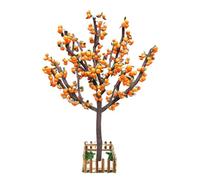 Artificial Orange Tree with Lifelike Fruits, Large Faux Citrus for Indoor Outdoor Home Office Party Decoration, Maintenance-Free Fake Plant(2.5M)