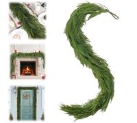 Artificial Pine Garland - 39.9/59/70 Inch Christmas Garland-Greenery, For Table, Mantle, Wall, Indoor, Outdoor Christmas (71 Inches)
