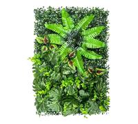 Artificial Plant Wall Panel - Artificial Plant Wall Panel | All-Weather Privacy Fence, Artificiall Hedge Greenery Walls Panels For Backyard Mall Indoor Garden Cafe Restaurant Wedding Party