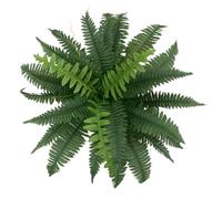 Artificial Plants Grass Indoor Outdoor UV Resistant Fake Plants Bushes Shrubs | 20 Inch UV Resistant Fake Plant | Artificial Ferns For Outdoors Larges For Garden Yard Patio Indoor Home Decor Living