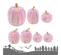 Artificial Pumpkin Decor 7 Pcs Autumn Table Ornament Decorations