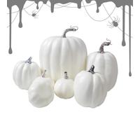 Artificial Pumpkins 7 Piece Halloween - Realistic Artificial Foam Festive