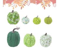 Artificial Pumpkins - 7 Pieces Fabric Thanksgiving Farmhouse Table Decor,