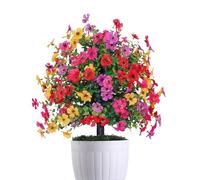 Artificial Shrubs for Outdoors - Bola de topiario artificial realista con picos | Plantas falsas de yarda | 22 pulgadas Outdoor Plant Bush for Patio Porch Courtyard Garden Decor, Spring Festival Party