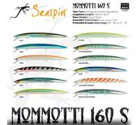 Artificial Spinning Seaspen Mommotti 160 S Cebo Minnow Long Jerk Barracuda Serr