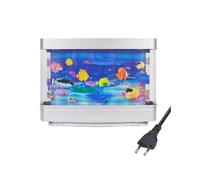 Artificial Tropical Fish Tank Lamp Aquarium Night Light Virtual Ocean Dynamic LED Table Lamp Room Decoration Gift EUplug