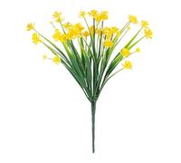 Artificial Violet Plant - Faux Garden Flower Decor | UV Resistant Simulation Bloom Arrangement Outdoor Porch Patio Yard Lawn Backyard Balcony Indoor Wedding Seasonal Display Ornament With Realistic P
