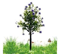 Artificial Violets That Look Real UV Resistant Eucalyptus Plants | Violetas artificiales realistas con verde de eucalipto resistente a los rayos UV que proporciona un color vibrante que no se