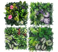 Artificial Wall Panel - Hedge Grass Backdrop, Faux Plant Fence Panels, Privacy Screen, Realistic Green Decor | Decorative Wall Covering For Indoor Outdoor Garden Backyard Balcony Patio Wedding