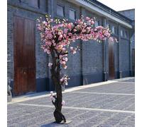 Artificial White Magnolia Tree for Family Gatherings - Stunning Focal Point for Indoor Living Rooms & Outdoor Courtyards Safe & Non-Toxic Materials(6 * 6M)