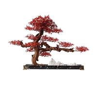Artificial Zen Bonsai Tree Faux Red Maple Pine Indoor Outdoor Decor
