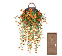 Artificiales De Gloria De La Mañana - Flores Artificiales Colgantes | Plantas Colgantes Ártificiales| Gloria De La Mañana Falsa, Suministros Para Observación De Aves Para Balcones Patio Terraza Pérgo