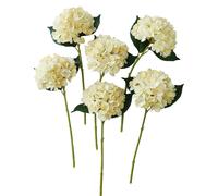 ARTIFIPLANT Hydrangea Artificial Flowers 6 Pcs Faux Hydrangea Flowers Artificial Hydrangeas Flowers with Stems Fake Hydrangeas Silk Hydrangeas Flowers