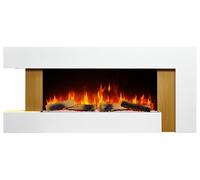 ArtiFlame Fjord AF52 Chimenea eléctrica - Elegante Efecto de Llama 3D Realista, Calefactor LED de bajo Consumo, Control de Temperatura, Mando a Distancia. Ideal para salón, Dormitorio y Oficina