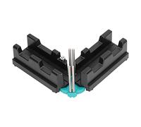 Artillery Herramientas de Corte de Medición de Inglete, 2 en 1 Herramienta de Corte de ángulos de Inglete, 85-180° Negro Caja de Ingletes de Alta Precisión ABS para Abrazadera Madera