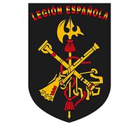 Artimagen Pegatina Escudo pequeño Logo legión Color 40x60 mm.
