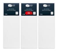 Artina Set de 3 Lienzos para Pintar Grandes 50x150 cm - 100% Algodón 280g/m² - Lienzo Blanco para Pintar con Bastidores de Madera FSC® Canvas Lienzo para Pintar - Akademie