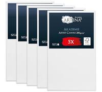 Artina Set de 5 Lienzos Grandes con Bastidores de Madera FSC® Canvas