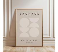 ARTINSPIRIO Bauhaus - Póster (60 x 90 cm), color beige