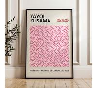 ARTINSPIRIO Póster de Yayoi Kusama (solo póster, 75 x 100 cm)