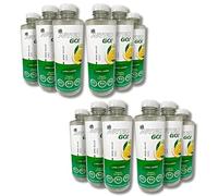 ARTIO GO! Lima-limón Bebida isotónica elaborada con un 3% de agua de mar y 78 minerales biodisponibles que proporcionan la mejor hidratación (12x500ml)