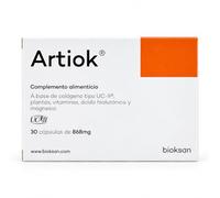 Artiok 30 Cápsulas - Colágeno Nativo UC-II® con Magnesio, Boswellia, Cúrcuma, Ácido Hialurónico y Vitaminas C, D, B1, B2, B6 y B12 - Cápsula Vegetal - Sin Gluten y Sin Lactosa