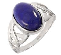 Artipol Bague producto europeo estilo francés. Plata rodiada con naturales Lapislázuli - modelo 3808-LL, talla 54