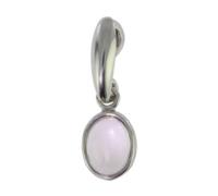 Artipol Pendentif producto europeo estilo francés. Plata rodiada con naturales Cuarzo rosa - modelo P1801-QR