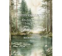 ARTIS COLLECTIO Collage Ephemera For Junk Journal, Fairy Forest - Fairy Background Series: A Collection Book with 128 Backgrounds To Use, Cut Out and ... Media and Scrapbooking Collage Decorative Art