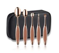 Artis Elite - Juego de 5 brochas de maquillaje en oro rosa, 5 piezas