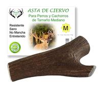 ARTISAN GIFT CO Asta de Ciervo para Perros, Masticables Naturales de Cuernos para Cachorros y Adultos. Peso Unidad más de 75 gr