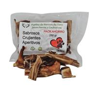 ARTISAN GIFT CO Nervio de Toro para Perros - Snack Natural Deshidratado, Apto para Dieta Barf - Puntas de Nervio de Toro - 250 gr