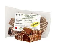 ARTISAN GIFT CO Tráqueas para Perros - Snacks Naturales deshidratados - Tráqueas de Ternera Perro - Long. Aprox. 5 cm - Pack 200 g.