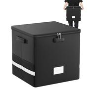 Artisan Record Storage Case - de medios ignífuga, contenedor de transporte resistente a la intemperie, coordinador de mudanza de colección, asistente de envío de documentos, solución de gestión