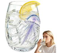 Artisanal Blue Ringed Octopus Glassware 3D Glass Animals (Jellyfish)