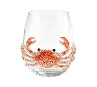 Artisanal Blue Ringed Octopus Glassware,3d Ocean Animal Glass Cup(8)