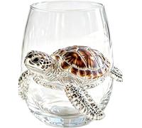 Artisanal Blue Ringed Octopus Glassware, Glass Tumbler