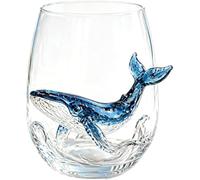 Artisanal Blue Ringed Octopus Glassware, Glass Tumbler