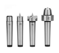 ArtisanShow MT2 Live Center - Juego de 4 vasos para torno de madera y metal con funda de madera