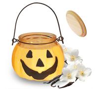 Artisoul Vela de Halloween Decoracion, Velas de Calabaza, Iluminando la Noche MáGica, Sabor a Vainilla, 70 Horas, DecoracióN de Mesa de Halloween OtoñO, Fragancia DoméStica, Regalos de Vela