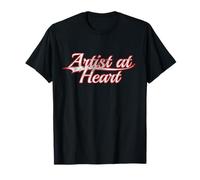 Artist at Heart Creative Soul Painter Designer Vintage Camiseta
