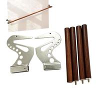 Artist Hand Support Bridge | Adjustable Height Angle Metal Stand 2 Pieces | Easel Hand Rest Support Bar | for Sketching Detail Work Home Indoor Outdoor Easel Classroom