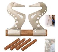 Artist Hand Support Bridge, Support Mahlstick for Painting, Adjustable Metal Wrist Rest, Artist Hand Bridge for Canvas Drawing Art Detail Work, Easel Hand Rest Support Bar, Easel Bar