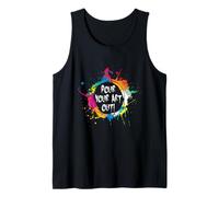 Artist Pour Your Art out Paint Splash Creative Cita Diseño Camiseta sin Mangas